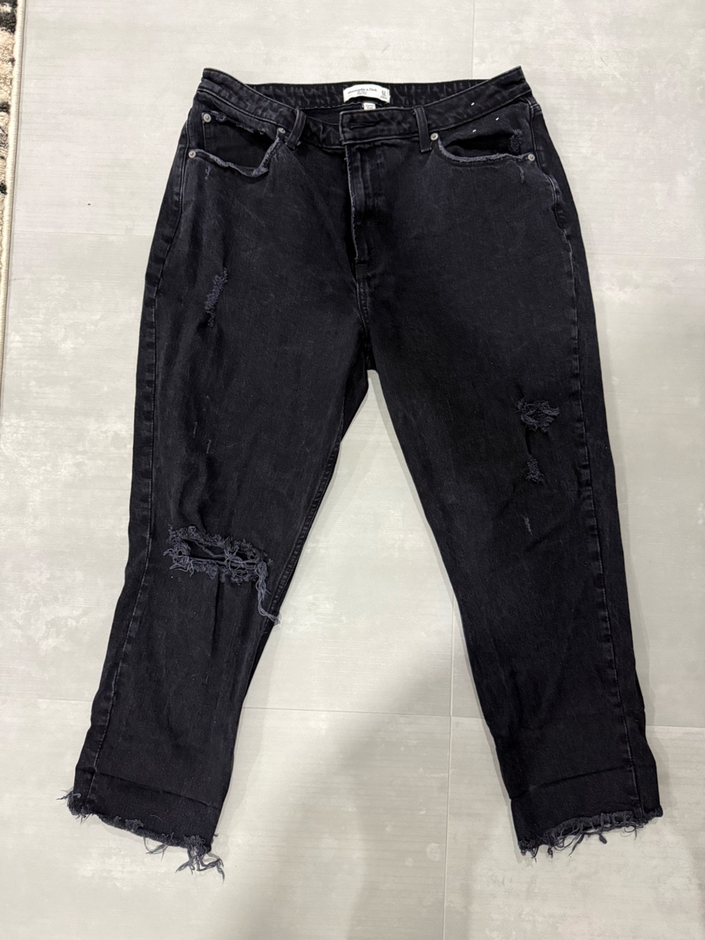 Abercrombie & Fitch High-Rise Black Women's Jeans